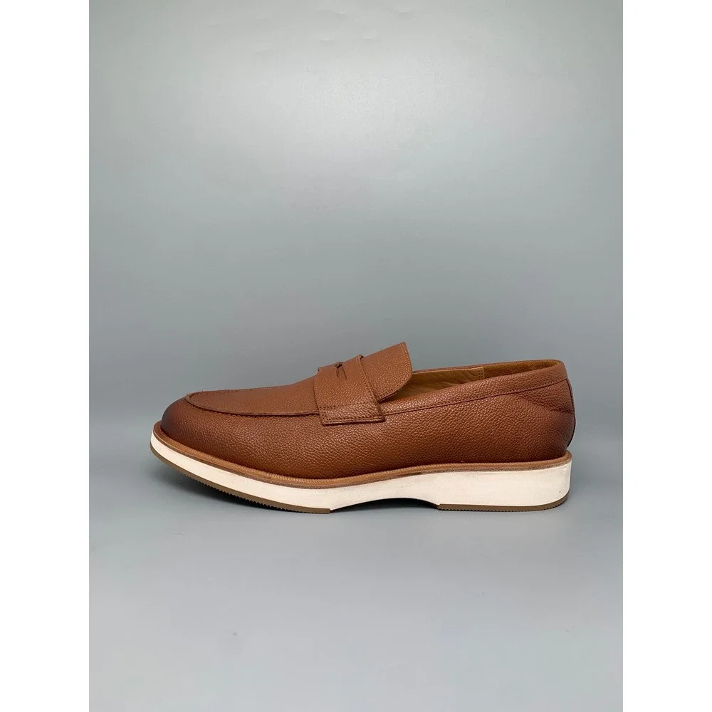 Allen Edmonds Benson Leather Brown Penny Loafers 8289 Men's Sz 13 D